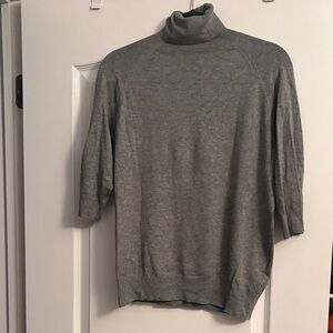Zara Women's Gray Turtleneck Sweater